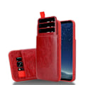 Miniatyrbild 1 av 4: Etui för Samsung Galaxy S8 PLUS - CADORABO - Röd Körsbär - Syntetläder - Mjuk - Optimal skydd ROUGE MERISIER