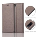 Miniatyrbild 2 av 4: OnePlus 5-fodral i KAFFEBRUNT från Cadorabo (INVISIBLE MAGNETIC CLASP Design) Fullt skyddsfodral med flipskydd
