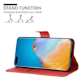 Miniatyrbild 2 av 4: Cadorabo fodral till Huawei P40 pro + - i rött - Bokställsfunktion
