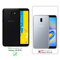 Miniatyrbild 2 av 4: Coque - CADORABO - Samsung Galaxy J6 2018 - Simili läder - Grå blommig - Plånbok med Ställningsfunktion Blommig grå