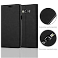 Miniatyrbild 2 av 4: Samsung Galaxy A7 2015 (5) Fodral i NIGHT BLACK från Cadorabo (INVISIBLE MAGNETIC CLOSURE Design) Helt skyddsfodral med