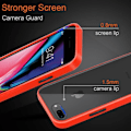 Miniatyrbild 4 av 4: Skydd för Apple iPhone 6 PLUS / 6S PLUS / 7 PLUS / 7S PLUS / 8 PLUS Fodral i Frostig Röd - Svarta Knappar Case Etui Cover Vit