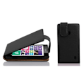 Miniatyrbild 1 av 3: Cadorabo Fodral Nokia Lumia 630 / 635 DESIGN FLIP Style Fodral Fodral Imiterat läder Struktur JET SVART