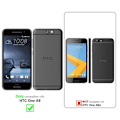 Miniatyrbild 2 av 4: Coque - CADORABO - HTC ONE A9 - Frostad Skydd - Modern Design - Styv Svart
