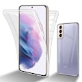 Miniatyrbild 1 av 4: Fodral till Samsung Galaxy S22 PLUS Fodral i TRANSPARENT Fodral Fodral Fodral 360° helkroppsskydd Skärmskydd