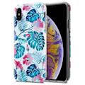 Miniatyrbild 1 av 4: Cadorabo Fodral för Apple iPhone XS MAX TURTLE LEAVES Skyddsskydd TPU Silikonskydd Blommönster