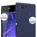 Miniatyrbild 3 av 4: Coque - CADORABO - Sony Xperia E3 - Hårdskydd - Matt design - Blå färg Blå