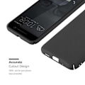 Miniatyrbild 4 av 4: Coque - CADORABO - HTC ONE M10 - Frostad - Stötbeskydd - Elegant Design Svart