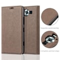 Miniatyrbild 2 av 4: Nokia Lumia 950 Fodral i KAFFEBRUNT från Cadorabo (INVISIBLE MAGNETIC CLOSURE Design) Helt skyddande fodral med flipskydd