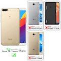 Miniatyrbild 2 av 4: Coque för Honor 7C - CADORABO - Grå Blommig - PU-läder - Ställfunktion - Platser för kort Blommig grå