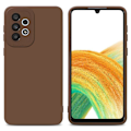 Miniatyrbild 1 av 4: Fodral för Samsung Galaxy A33 5G i FLUID BROWN Fodral i flexibelt TPU silikonskydd kastanj