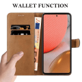 Miniatyrbild 2 av 4: Fodral - CADORABO - Samsung Galaxy A72 5G - Svart konstläder - Magnetisk stängning - Förvaringsfunktion SVART
