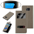 Miniatyrbild 4 av 4: Samsung Galaxy S7 EDGE Fodral i STONE BROWN av Cadorabo (Design VIEW) Helt skyddsfodral med flipskydd, stativ