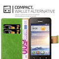 Miniatyrbild 3 av 4: Fodral för Huawei Y3 / Y3C / Y330 / Y331 / Y360 i GRÖN PRÉ Skyddshölje med stativfunktion Grön