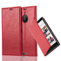 Miniatyrbild 1 av 4: Nokia Lumia 1520 fodral i APPLE RED från Cadorabo (INVISIBLE MAGNETIC CLOSURE Design) Helt skyddande fodral med flik