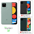 Miniatyrbild 2 av 4: Coque - CADORABO - Google PIXEL 5 - BLÅ SVART - Syntetiskt läder - Magnetisk stängning MÖRKBLÅ