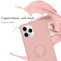 Miniatyrbild 3 av 4: Cadorabo Fodral för Apple iPhone 11 PRO MAX i LIQUID Pink Skyddande silikon TPU Flexibelt ringskydd