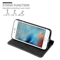 Miniatyrbild 4 av 4: Apple iPhone 6 - iPhone 6S i SVART BRUNT från Cadorabo (LÄDER-LÄDER COMBI Design) Helt skyddsfodral med flipflik