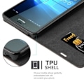 Miniatyrbild 3 av 4: Nokia Lumia 950 Fodral i KAFFEBRUNT från Cadorabo (INVISIBLE MAGNETIC CLOSURE Design) Helt skyddande fodral med flipskydd