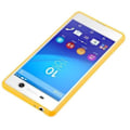 Miniatyrbild 2 av 4: Sony Xperia M5 fodral - CADORABO - Jelly design - Gul - Ultra Slim - Stötskydd Gul