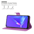 Miniatyrbild 2 av 4: Coque - CADORABO - Oppo A72 - Similicuir - Lila - Stödfunktion för böcker Lila