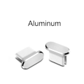 Miniatyrbild 2 av 4: Skyddslock - CADORABO - USB C - Silver - Dammtät - Kompakt design