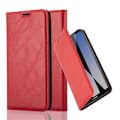 Miniatyrbild 1 av 4: Huawei MATE 10 PRO fodral i APPLE RED från Cadorabo (INVISIBLE MAGNETIC CLOSURE Design) Fullt skyddsfodral med
