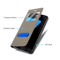 Miniatyrbild 3 av 4: Samsung Galaxy S7 EDGE Fodral i STONE BROWN av Cadorabo (Design VIEW) Helt skyddsfodral med flipskydd, stativ