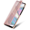 Miniatyrbild 3 av 4: Cadorabo Fodral för Samsung Galaxy A70e i KUNZIT ROSE Clear View Mirror Cover 360 graders skydd KUNZIT ROSE