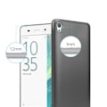 Miniatyrbild 4 av 4: Coque för Sony Xperia E5 Hölster i METALLIC GRÅ Etui Case Cover Skydd Silikon TPU Cover matt Grå