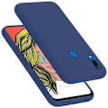 Miniatyrbild 1 av 4: Cadorabo skal för Huawei P SMART Z / Y9 Prime 2019 / Enjoy 10 Plus - i blå - Flexibel TPU-silikon Blå