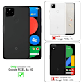Miniatyrbild 2 av 4: Cadorabo 3x Fullscreen skyddsglas för Google Pixel 4a 5G - 3x Härdat glas skydd för skärmen