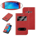 Miniatyrbild 4 av 4: Samsung Galaxy XCover 3-fodral i SAFFRANSRÖTT från Cadorabo (Design VIEW) Helt skyddsfodral med flipskydd, stativ ROUGE SAFRAN