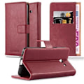 Miniatyrbild 1 av 4: Samsung Galaxy J3 2017 (7) Fodral US Version i CHERRY RED av Cadorabo (LYXdesign) Helt skyddsfodral med flipskydd