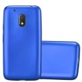 Miniatyrbild 1 av 4: Cadorabo Fodral fungerar med Motorola MOTO G4 PLAY i METALLIC BLUE - Stötsäker och reptålig TPU silikonhölje - Ultra Slim
