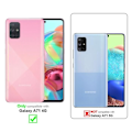 Miniatyrbild 2 av 4: Etui för Samsung Galaxy A71 4G - CADORABO - BLÅ BRUN - Konstläder - Magnetstängning - Ställfunktion BLÅ BRUN