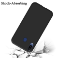 Miniatyrbild 3 av 4: Coque - CADORABO - Samsung Galaxy M20 - Silikon TPU flexibel - 360° skydd - Halkfri Svart