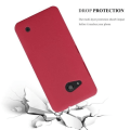 Miniatyrbild 3 av 4: Cadorabo Fodral till Nokia Lumia 550 - i FROSTY RED - Slag- och reptålig hårdplastfodral FROSTIG RÖD