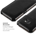 Miniatyrbild 2 av 4: Etui för HTC ONE M10 - CADORABO - Syntetiskt läder - Fullständigt skydd - Fällbart design - Stöd för hörn Piano svart