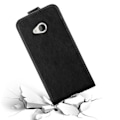 Miniatyrbild 4 av 4: Coque - Cadorabo - HTC U PLAY - Flip-fodral i konstläder - Heltäckande skydd - Svart Svart