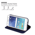 Miniatyrbild 4 av 4: Samsung Galaxy J5 2015 (5) Fodral i KLASSIG MÖRKBLÅT från Cadorabo (METALLIC MATT Design) Helt skyddsfodral med flipflik