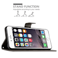 Miniatyrbild 3 av 4: Cadorabo Fodral till Apple iPhone 6 PLUS / iPhone 6S PLUS i Grå - Blommig design Grå