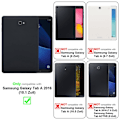 Miniatyrbild 2 av 4: Etui för Samsung Galaxy Tab A 2016 - Cadorabo - 360° skyddshölje - Automatisk väckning - Syntetiskt läder - Mörkblå Blå