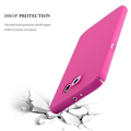 Miniatyrbild 4 av 4: Samsung Galaxy S6-fodral i FROSTY BRIGHT PINK från Cadorabo (FROSTY Design) Ultratunt hårt plastfodral med hårt fodral med