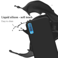Miniatyrbild 2 av 4: Cadorabo skal för Samsung Galaxy A750/A7 2018 - i svart - Flexibelt TPU-silikon Svart