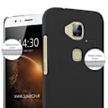 Miniatyrbild 2 av 4: Coque - CADORABO - ASCEND G7 PLUS / G8 / GX8 - Stötsäker Skydd - Frostad Design - Färg Svart Frostig Noir