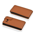Miniatyrbild 2 av 2: Cadorabo Coque Huawei ASCEND Y300 DESIGN FLIP-stil Fodral Fodral i konstläder Struktur HAZELNÖT BRUN