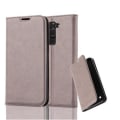 Miniatyrbild 1 av 4: LG K7 Fodral i KAFFEBRUN från Cadorabo (INVISIBLE MAGNETIC CLOSURE Design) Helt skyddsfodral med Flip Flip och