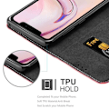 Miniatyrbild 3 av 3: Fodral till Apple iPhone 13 PRO Fodral i RÖD SVART Fodral Skydd Magnetisk stängning Stativfunktion