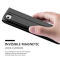 Miniatyrbild 4 av 4: Apple iPhone 6-fodral - iPhone 6S i COMET BLACK av Cadorabo (Design VIEW) Helt skyddsfodral med flipflik, stativ